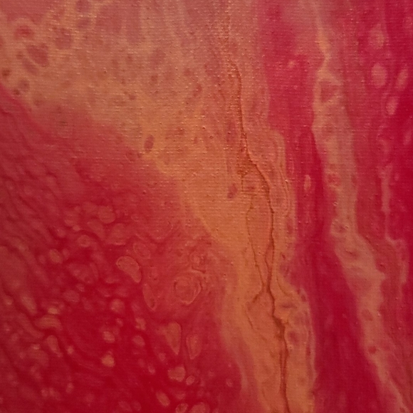 12" x 16" HAND MADE PAINT POUR - Picture 4 of 4